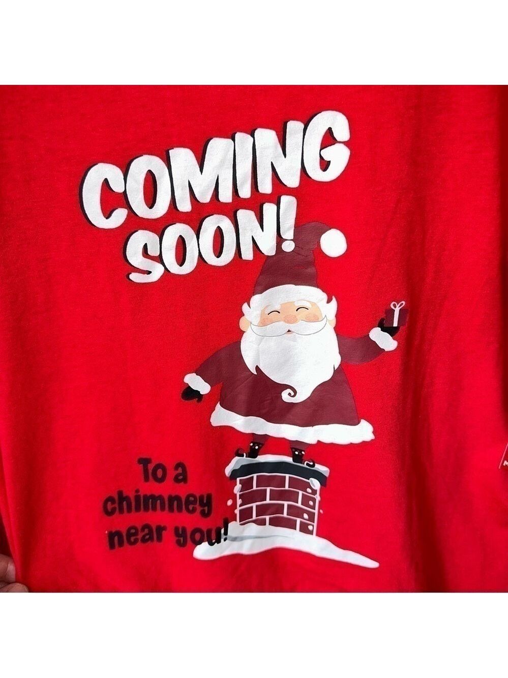 Women’s Christmas Plaid Santa Pajama Set Size Medium Long Brand New With Tags - Picture 5 of 7